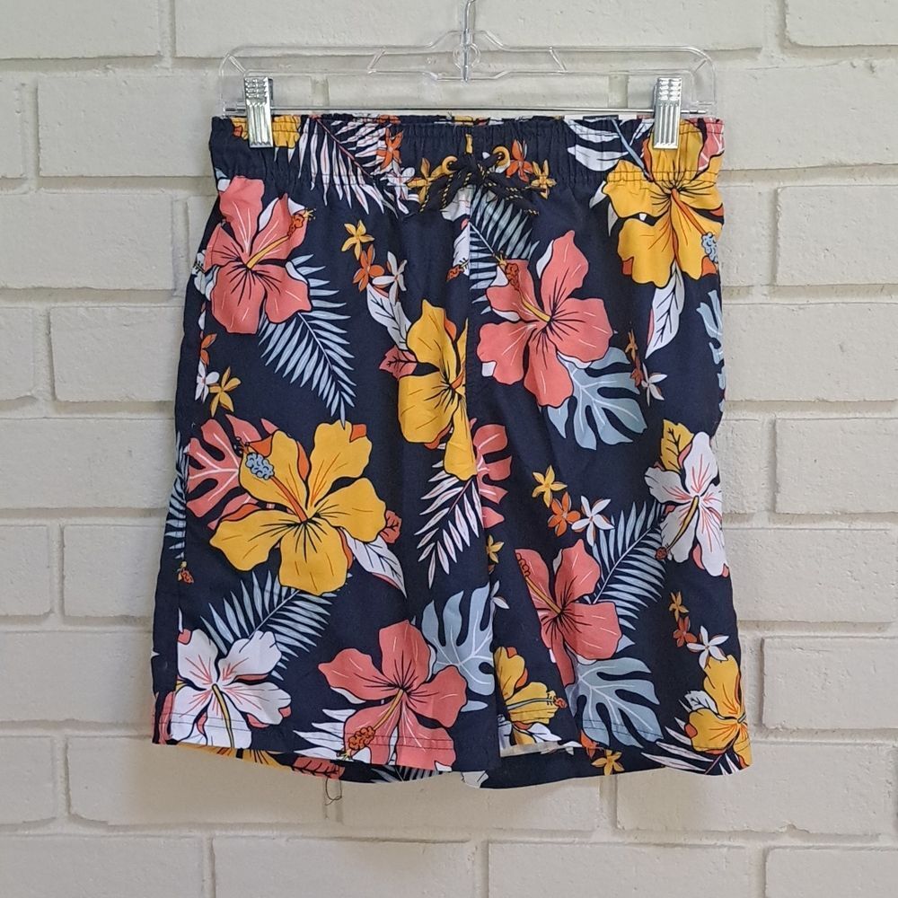 Mens Tropical Multicolor Swim Trunks. Size Small (28-30) NWT
